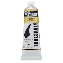 Matisse Structure Paint - Midnight Blue, 75 ml