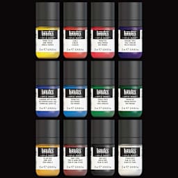 Liquitex Acrylic Gouache - Set of 12, Essentials, 22 ml, set contents
