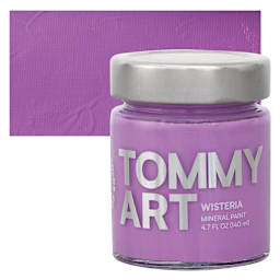 Tommy Art Mineral Paint - Wisteria, 140 ml jar and swatch