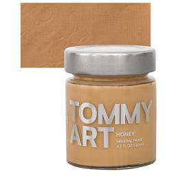 Tommy Art Mineral Paint - Honey, 140 ml jar and swatch