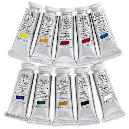 Winsor & Newton Designers Gouache - Set of 10, Introductory Set, 14 ml Tubes