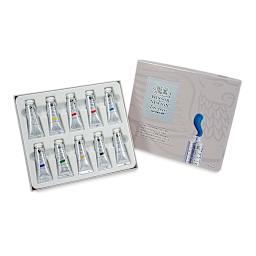 Winsor & Newton Designers Gouache - Set of 10, Introductory Set, 14 ml Tubes, tubes with packaging