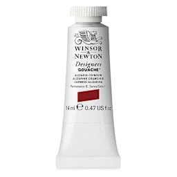 Winsor & Newton Designers Gouache - Alizarin Crimson, 14 ml tube