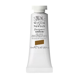 Winsor & Newton Designers Gouache - Raw Umber, 14 ml tube