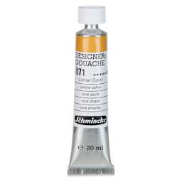 Schmincke Designers Gouache - Yellow Ochre, 20 ml Tube