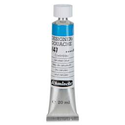 Schmincke Designers Gouache - Cerulean Blue, 20 ml Tube