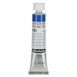 Schmincke Designers Gouache - Ultramarine Blue Light, 20 ml Tube