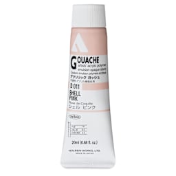 Holbein Acrylic Gouache - Shell Pink, 20 ml tube