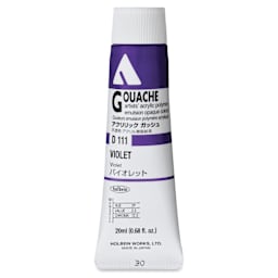 Holbein Acrylic Gouache - Violet, 20 ml tube