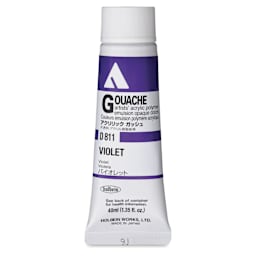 Holbein Acrylic Gouache – Violet, 40 ml tube
