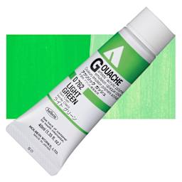 Holbein Acrylic Gouache - Light Green, 40 ml tube and swatch