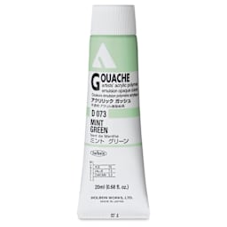 Holbein Acrylic Gouache - Mint Green, 20 ml tube