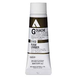 Holbein Acrylic Gouache – Raw Umber, 40 ml tube