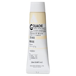 Holbein Acrylic Gouache - Beige, 20 ml tube