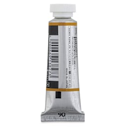Holbein Irodori Artist Gouache - Light Ochre, 15 ml, Tube (Back of tube)