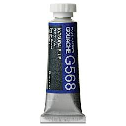 Holbein Artists' Gouache - Katsura Blue, 15 ml tube