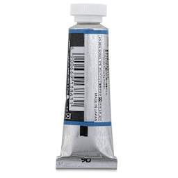 Holbein Irodori Artist Gouache - Dayflower Blue, 15 ml, Tube (Back of tube)