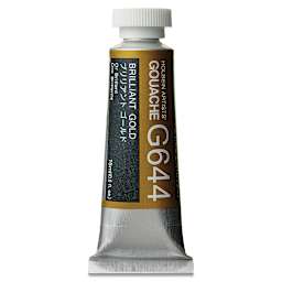 Holbein Artists' Gouache - Brilliant Gold, 15 ml tube