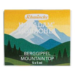 Schmincke Horadam Artist Gouache - Set of 6, Mountain Top, 5 ml tube front of package