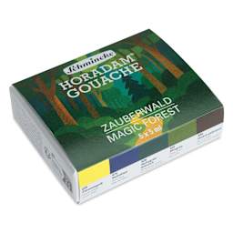 Schmincke Horadam Artist Gouache - Set of 6, Magic Forest, 5 ml tube