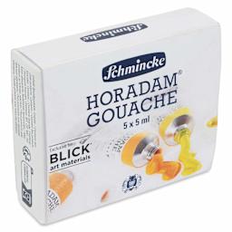 Front of package for BLICK Exclusive, Schmincke Horadam Artist Gouache - Set of 5, 5 ml