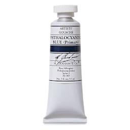 M. Graham Artists' Gouache - Phthalo Blue, 15 ml tube