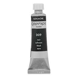 Caran d'Ache Studio Gouache - Black, 10 ml, Tube