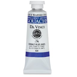 Da Vinci Professional Gouache - Cobalt Blue (Hue), 37 ml tube
