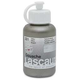 Lascaux Acrylic Gouache - Silver, 85 ml bottle