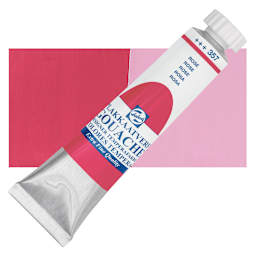 Royal Talens Gouache - Rose, 20 ml tube and swatch