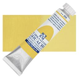 Royal Talens Gouache - Lemon Yellow, 20 ml tube and swatch