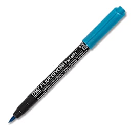 Zig Fudebiyori Metallic Brush Pen - Blue