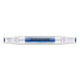 Molotow Aqua Twin Marker - Primary Blue with caps on