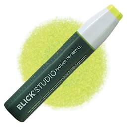Blick Studio Marker Refill - Chartreuse, 042, swatch and refill