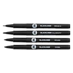 Molotow Blackliner - Set 3, Set of 4 (pens out of package)