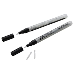 Daler-Rowney FW Empty Mixed Media Markers - Hard Plastic Nib, Small Barrel, #102, Pkg of 2