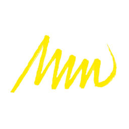 Pentel Arts Micro Brush Tip Sign Pen - Yellow swatch