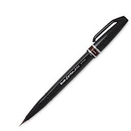 Pentel Arts Micro Brush Tip Sign Pen - Brown