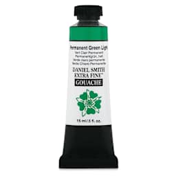 Daniel Smith Extra Fine Gouache - Permanent Green Light, 15 ml Tube