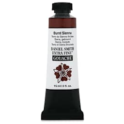 Daniel Smith Extra Fine Gouache - Burnt Sienna, 15 ml Tube