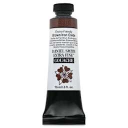 Daniel Smith Extra Fine Gouache - Brown Iron Oxide, Enviro-Friendly, 15 ml