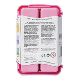 Himi Jelly Gouache Paint - Set of 12, Fresh Botanical, 12 g cups back of package