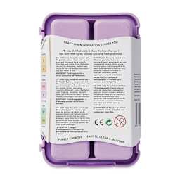Himi Jelly Gouache Paint - Set of 12, Soft Pastel, 12 g cups back of package