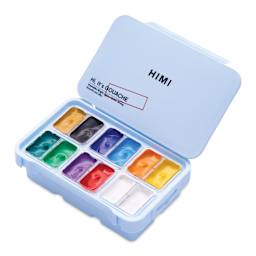 Himi Jelly Gouache Paint - Set of 12, Basic Colors, 12 g cups
