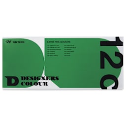 Nicker Designers Color Gouache - Set of 12, Assorted Colors front of package