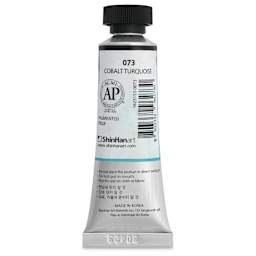 ShinHan Professional Designers Gouache - Cobalt Turquoise, 15 ml - back