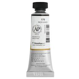 ShinHan Professional Designers Gouache - Rich Gold, 15 ml back