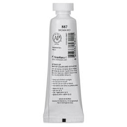 ShinHan Pass Colors Opaque Watercolor Tube - Brown Red, 20 ml back