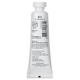 ShinHan Pass Colors Opaque Watercolor Tube - Yellow Orange, 20 ml back