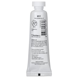ShinHan Pass Colors Opaque Watercolor Tube - Prussian Blue, 20 ml back